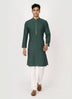 Self Thread with Zari Booti's Jacquard Kurta Pyjama Set