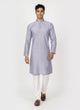 Self Thread with Zari Booti's Jacquard Kurta Pyjama Set