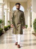 Self Geometric Cotton Casual Kurta and Pyjamas