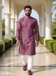 Self Geometric Cotton Casual Kurta and Pyjamas