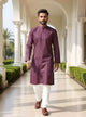 Self Geometric Cotton Casual Kurta and Pyjamas