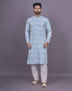Graphic Design Embellished work Cotton Kurta Set