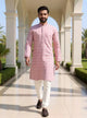 Thread with Embellished work Floral Design Cotton Silk Kurta Pajama