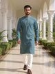 Cotton Plain Casual Kurta Pyjama Set