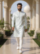 Self Highlighted Weaving Jacquard Kurta Pyjama Set