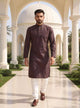 Cotton Self Design Men's Kurta and Pyjamas