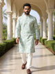 Floral Printed Cotton Kurta with Pyjama Set