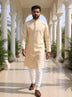 Self Design Cotton Straight Men Kurta Pyjama