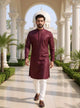 Men's Self Weaving Design Cotton Kurta Pajama Set