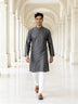 Self Patterned Jacquard Kurta Pyjama Set for Men