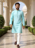 Men Self Design Jacquard Kurta Pyjama Set