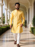 Jacquard Striped Sustainable Weaving Kurta Pyjama