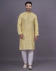 All Over Floral Patterned Soft Silk Elegance Kurta Pajama