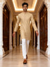 Jacquard Floral Butta Kurta Pyjama Set