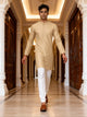 Jacquard Floral Butta Kurta Pyjama Set