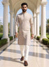 Thread work Geometric Jacquard Kurta with Pyjama