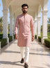 Thread work Geometric Jacquard Kurta with Pyjama