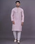 All Over Self Highlighted Thread work Jacquard Kurta Pyjama Set