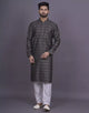 All Over Floral Design  Jacquard Kurta pyjama Set
