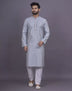 All Over Floral Design  Jacquard Kurta pyjama Set