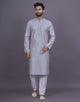 All Over Floral Design  Jacquard Kurta pyjama Set